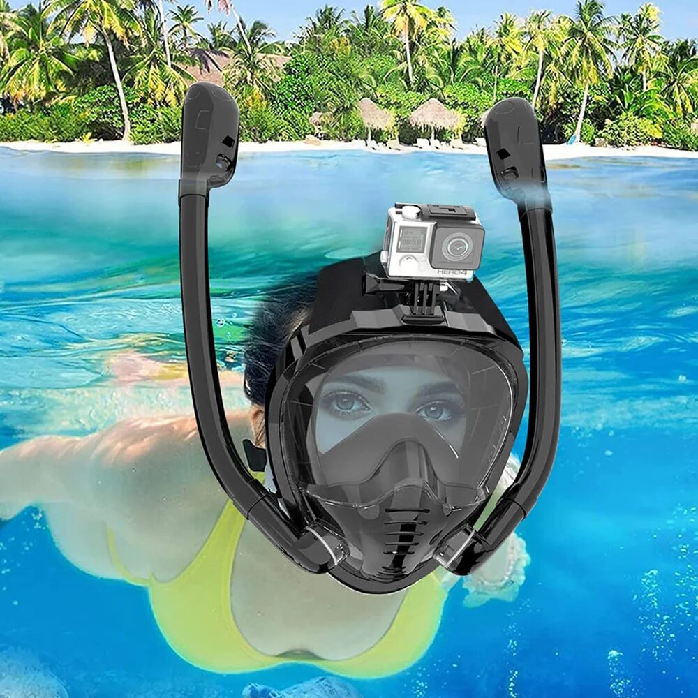 Full Face Snorkel Mask 180°Pan - огляд і ціна Anti Pollution Mask