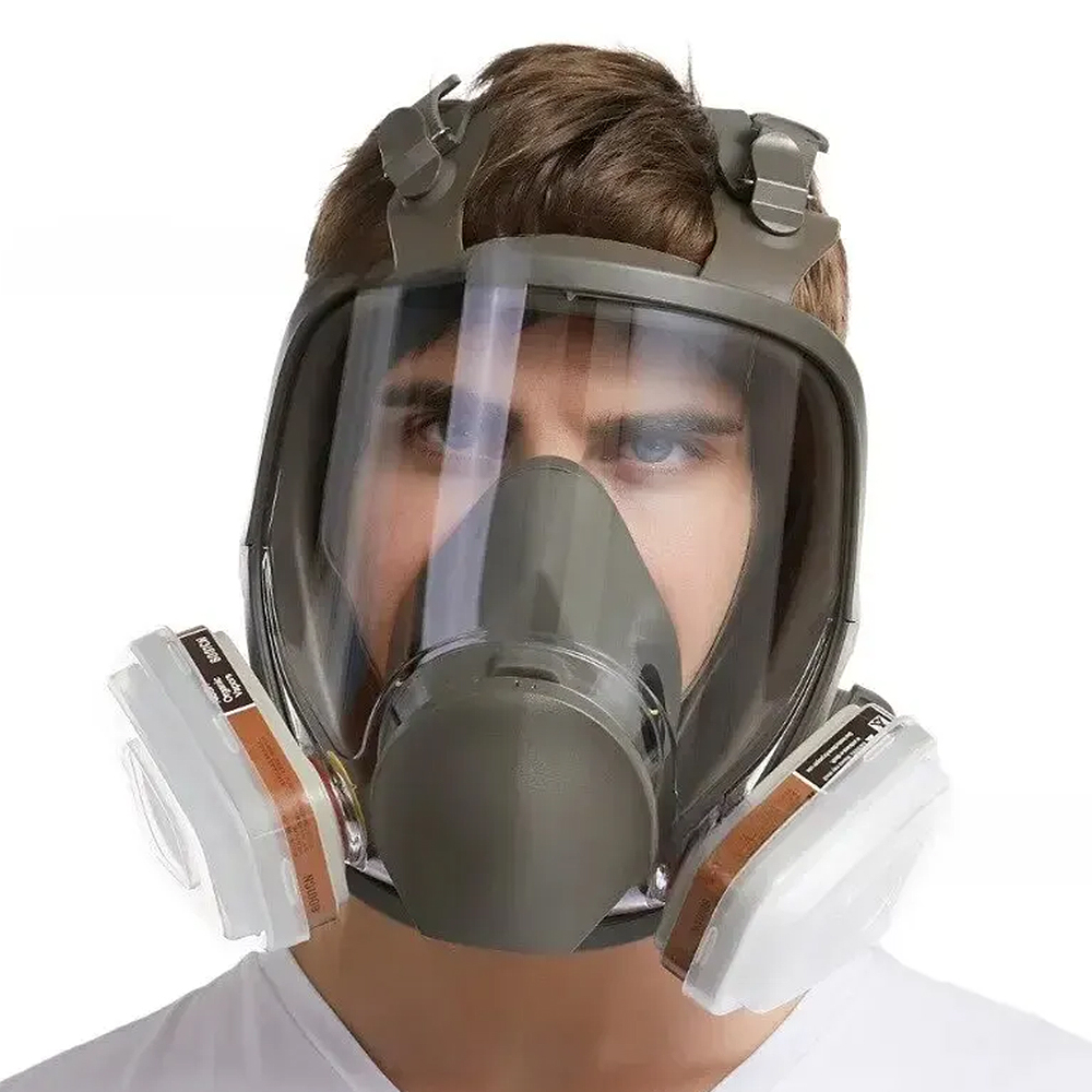 6800 Anti-Fog Gas Mask Industr - огляд і ціна Dust Mask Construction