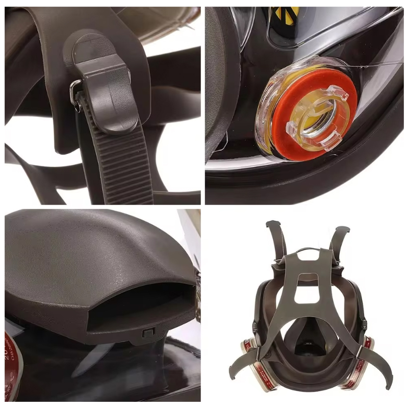 6800 Anti-Fog Gas Mask Industr - огляд і ціна Dust Mask Construction
