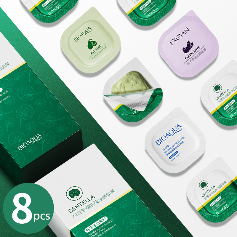 8pcs Centella Mud Mask Anti-Ac - огляд і ціна Dust Mask Construction